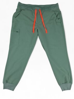 Figs Zamora Jogger Scrub Bottoms Women’s XL Petite Jade W18SW2005P EUC